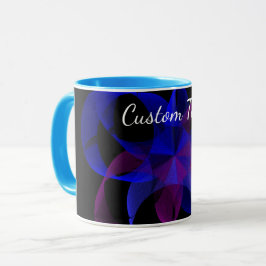 3D To 2D Cylinder Ring Geometric Coffee Mug Mugg