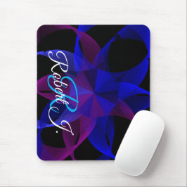 3D To 2D Cylinder Ring Geometric Mouse Pad Musmatta