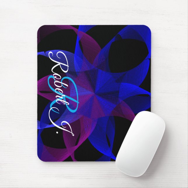 3D To 2D Cylinder Ring Geometric Mouse Pad Musmatta (Med mus)