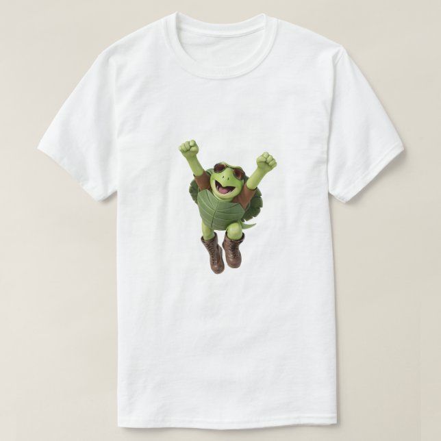 3D Torin Base Grön Skal T Shirt (Design framsida)