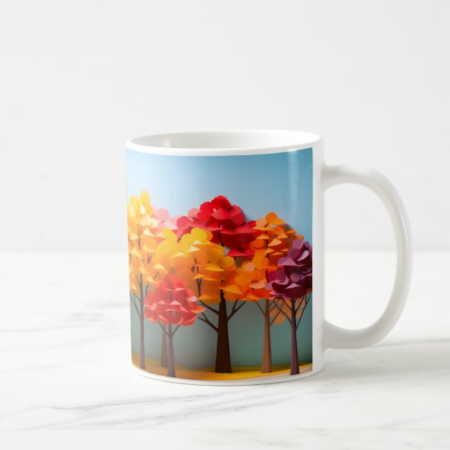 3D träd Kaffemugg (Höger)
