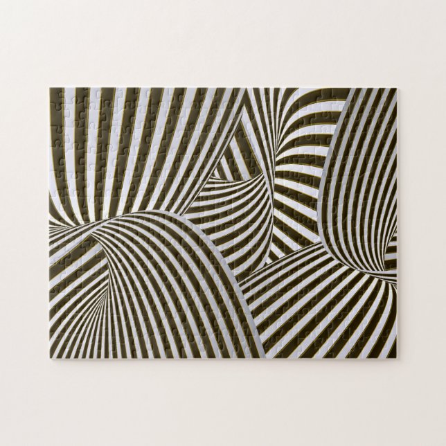 3D Twists Jigszle Puzzle Pussel (Horisontell)