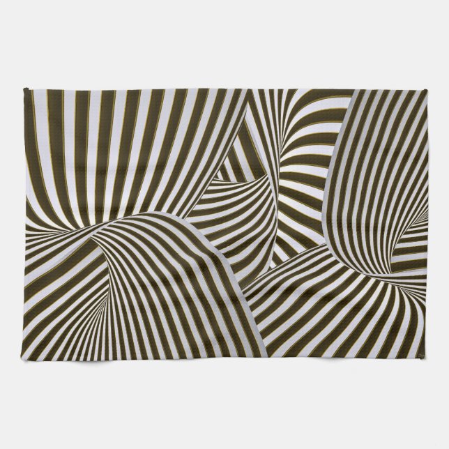 3D Twists Kitchen Towel Kökshandduk (Horisontell)