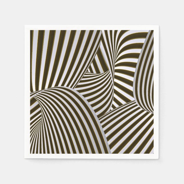 3D Twists-Pappersservett Pappersservett (Framsidan)