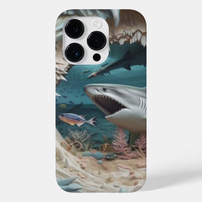 3D Undervattenshaj (Baksida)