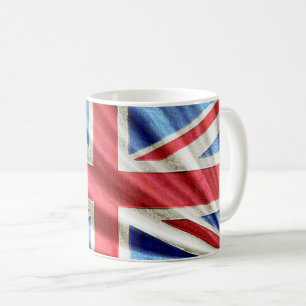 3D Union Flagga/Flagga Design Kaffemugg