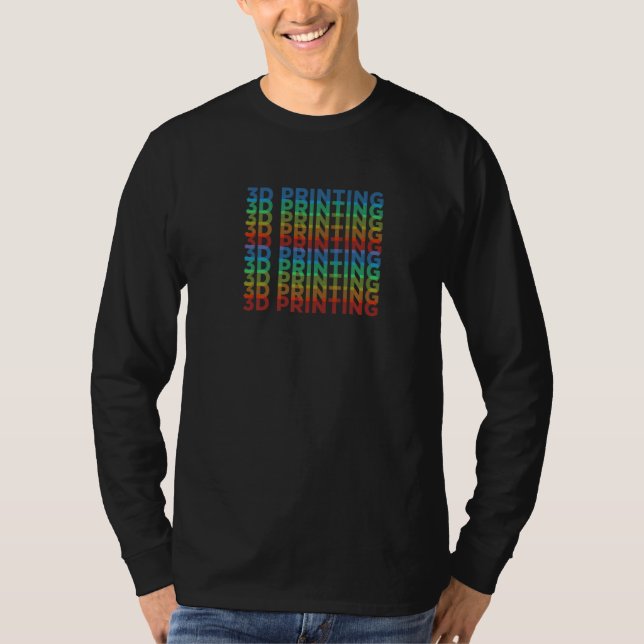 3d-utskrift av skrivarens Cnc G-kod 3d T Shirt (Framsida)