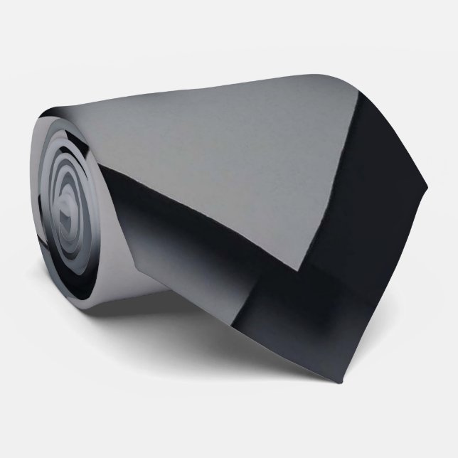 3D-utskrift av unikt Grått för lyxartiklar Slips (Rullad)