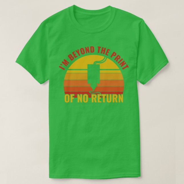 3D-utskrift Funny 3D-utskrift utan radbyte T Shirt (Design framsida)