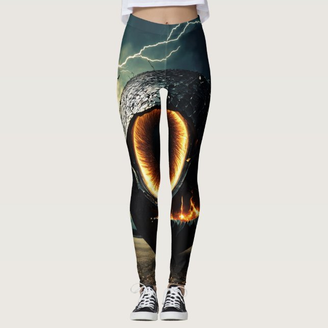 "3D-utskrift" Leggings (Framsida)