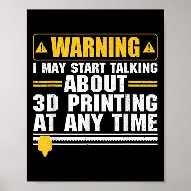 3d-utskrift Utskriftsdesign För manar kvinnor 3d S Poster (Framsidan)