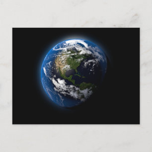 3D vacker planet Vykort
