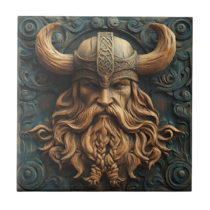 3D Viking Ceramic Tile Kakelplatta