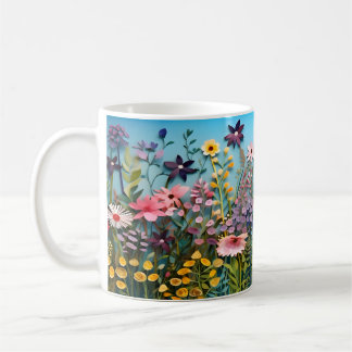 3D-Vild Blommor, design Kaffemugg