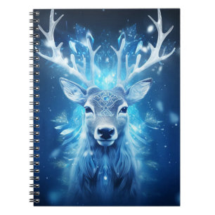 3D-vinter-Hjort Anteckningsbok