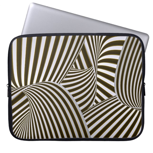 3D Vridningar Laptop fodral (Framsidan)
