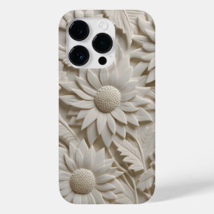 3D White Flowers