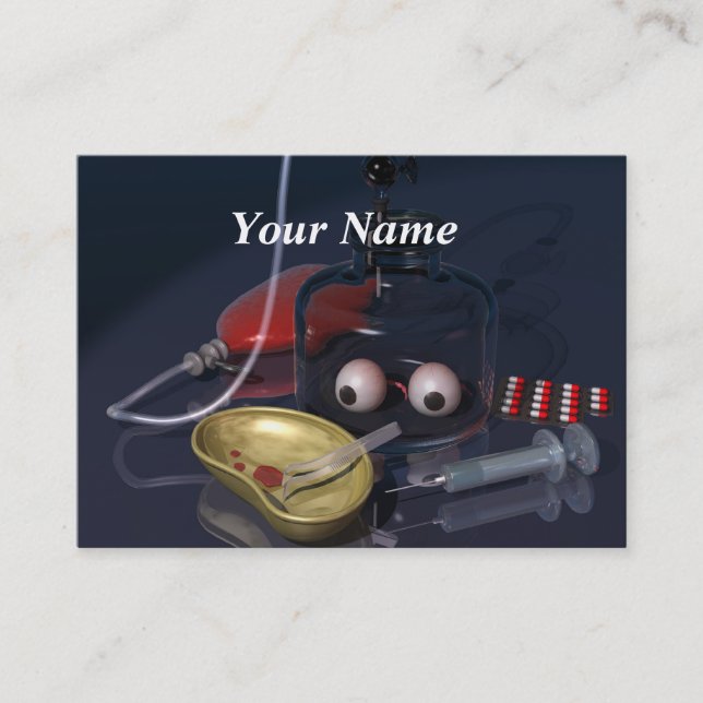 3DCG japanese horror Visitkort (Framsida)