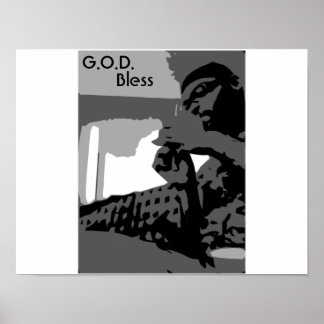 3färg3, G.O.D., Bless Poster