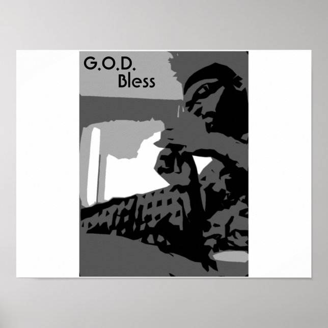 3färg3, G.O.D., Bless Poster (Framsidan)