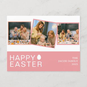 3foto för Modern Blating Påsk Family Helg Vykort