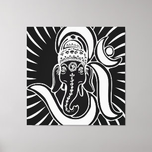 3FT x 3FT GANESH VÄGGGRAFIK Canvastryck