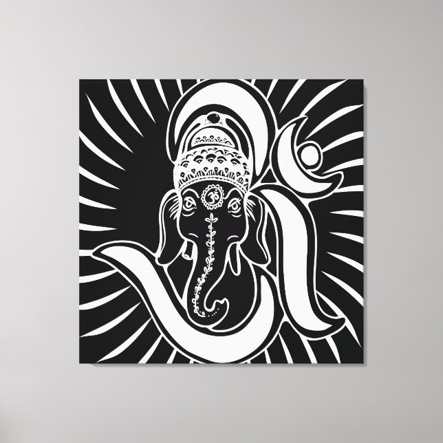 3FT x 3FT GANESH WALL-GRAFISK ART Canvastryck (Framsida)