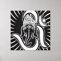 3FT x 3FT GANESH WALL-GRAFISK ART