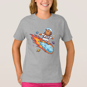 3I/Atlas Capybara Astronaut Ridning På Kometen C/2 T Shirt