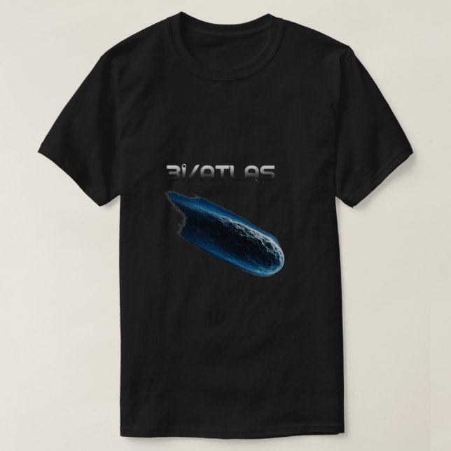 3i/ATLAS Cosmic Streak Sci-Fi T-Shirt (Design framsida)
