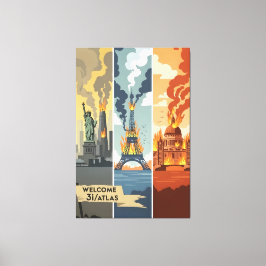 3I/Atlas end of the world posters Canvastryck