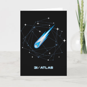 3i Atlas Interstellär komet 2025 Rymd Astronomi Kort