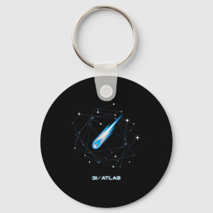 3i Atlas Interstellär komet 2025 Rymd Astronomi Nyckelring