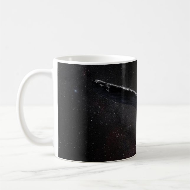  3i Atlas Rymdskepp Kosmisk Sci-Fi Mystisk  Kaffemugg (Vänster)