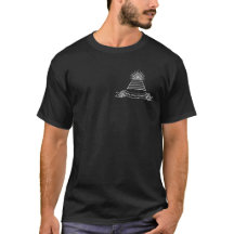 3MF triangel Illuminati Black Tee