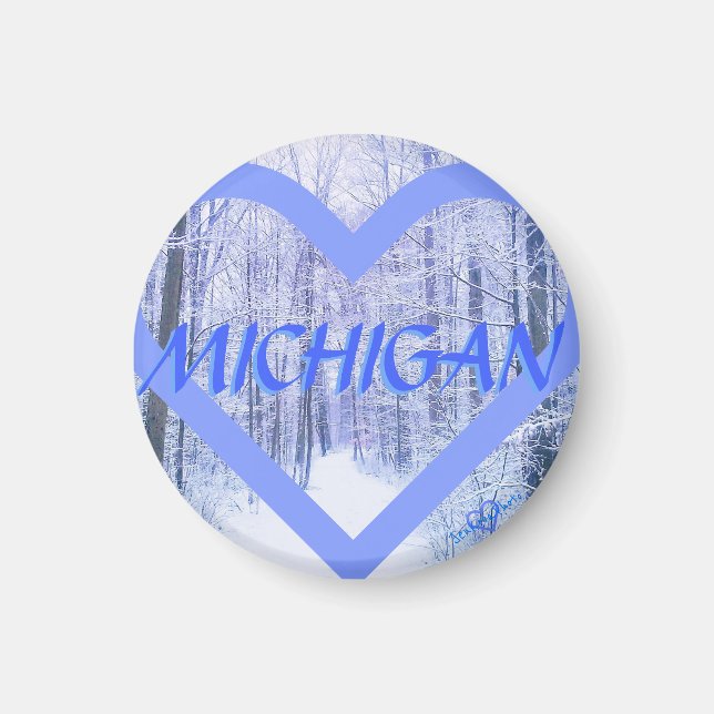 3MICHIGAN PERIHEART MAGNET (Framsidan)