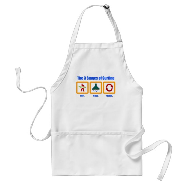 3na arrangerar av att surfa förklädet förkläde (Framsidan)