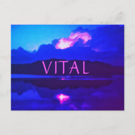 3Nytt vykort för VITALT värmeavtryck