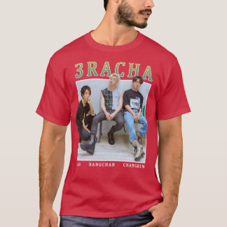 3RACHA Stray Kids Vintage Retro Stil 90s T Shirt