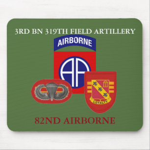 3RD 319TH FÄLTARTILLERI MOUSEPAD för BATALJON Musmatta