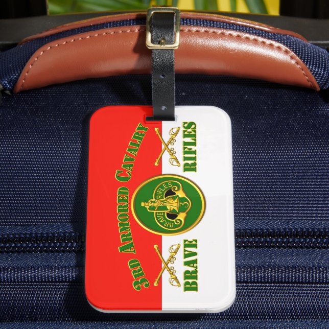 3rd ACR Armored Cavalry Regiment  Bagagebricka (Framsida Insitu 2)