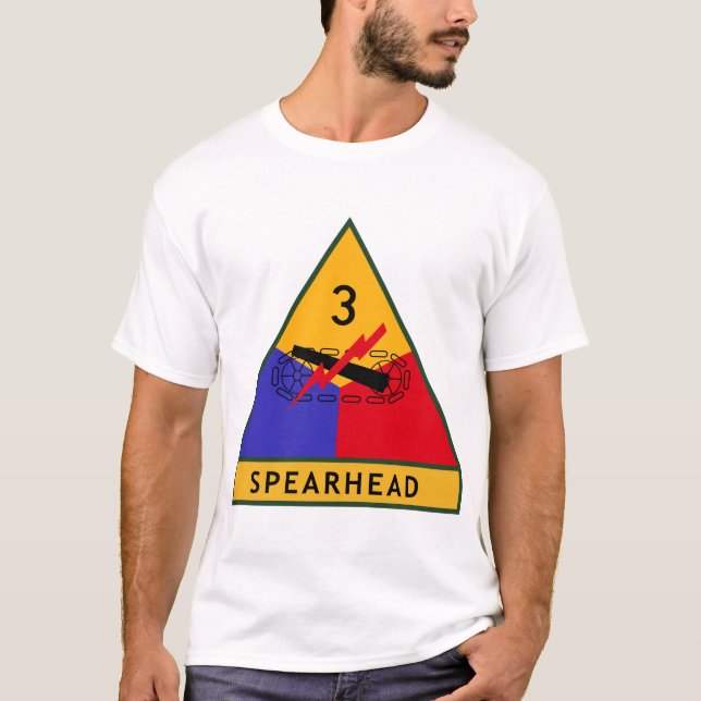 3rd Armored Division T Shirt (Framsida)