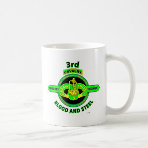 3RD ARMORED KAVALLERI REGIMENT " MODIGA GEVÄR " KAFFEMUGG