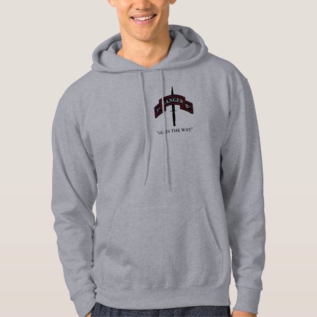 3RD BATTALION 75:E SKOGSVAKTARE REGIMENT  HOODIE (Framsida)