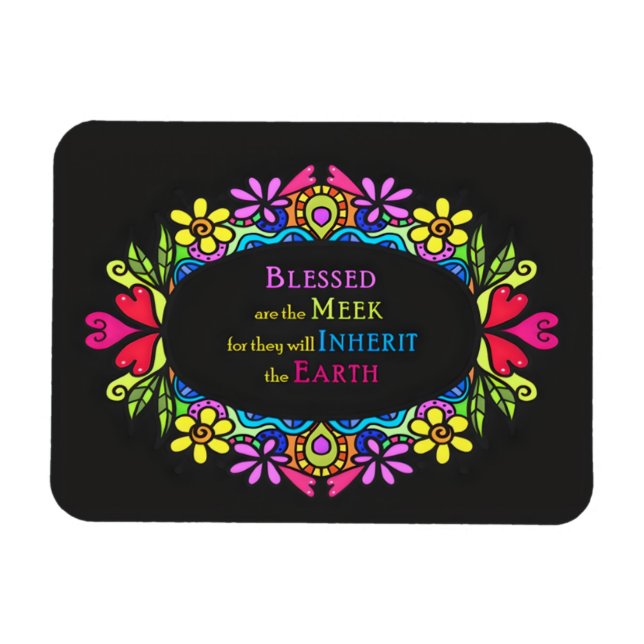 3rd Beatitude - välsignad är Meek Magnet (Horisontell)