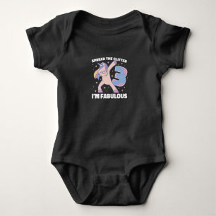 3Rd Birthday Dabbing Unicorn T Shirt