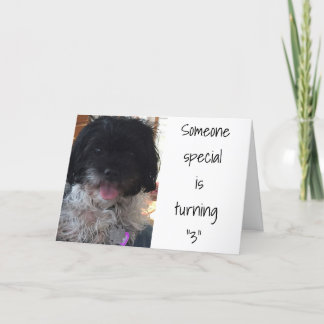 "3rd" BIRTHDAY" FÖR SPECIELLA BARN Kort