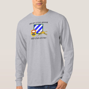 3RD BN 67TH ARMOR 3RD INFANTRÄDESUPPDELNING T SHIRT