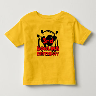 3rd BowlingfödelsedagTshirts och gåvor T-shirt
