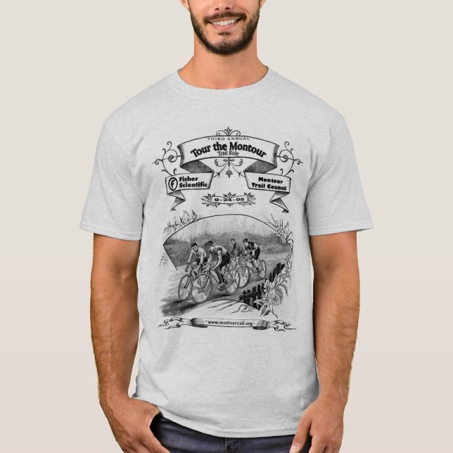 3rd Ettårig växt turnerar Montouren T-shirt (Framsida)